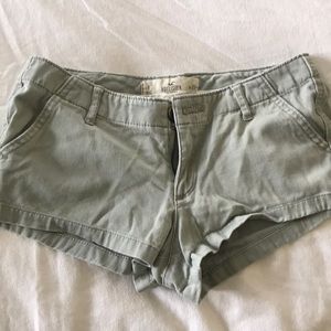 Green Hollister Shorts
